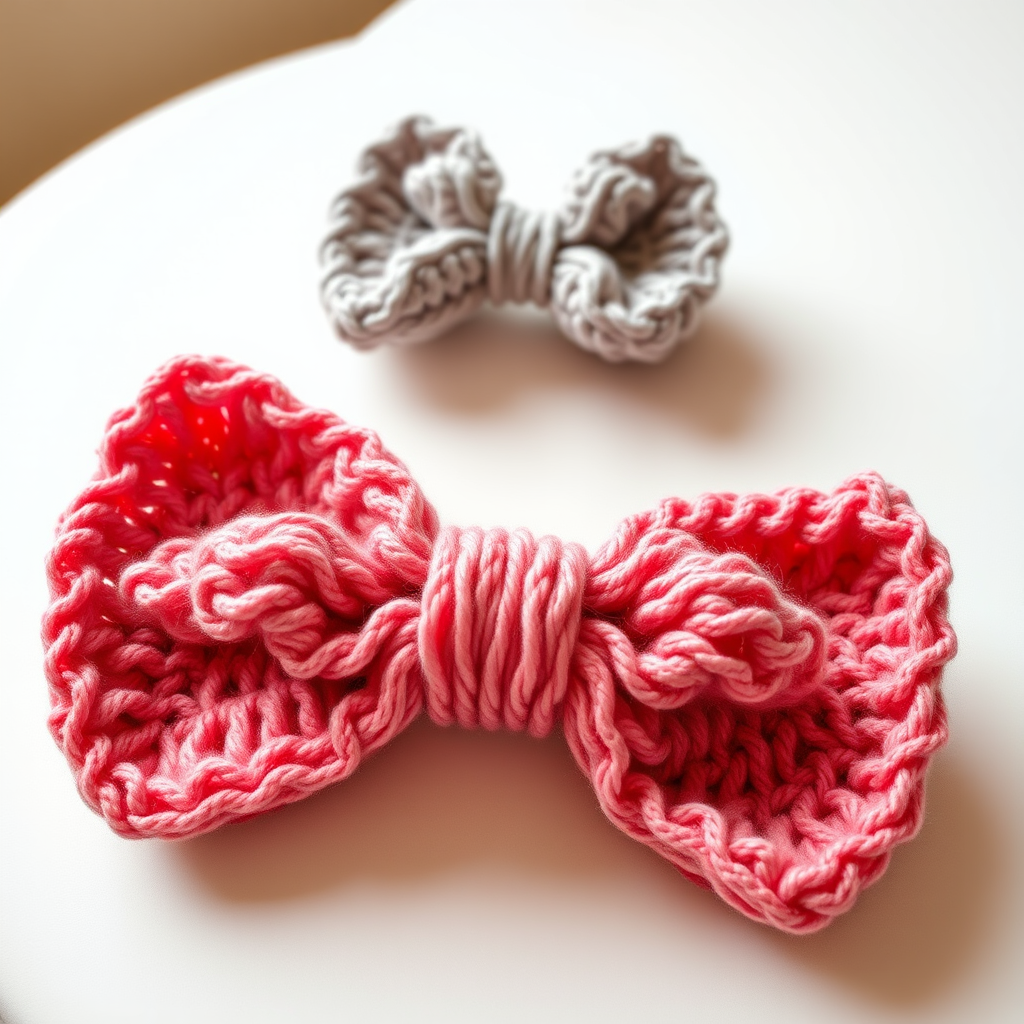 Chic Crochet Hair Bows Pattern