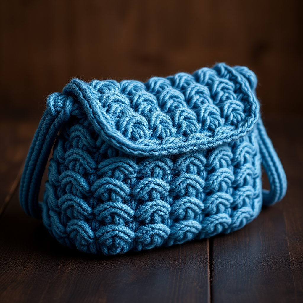 Ethereal Waves Textured Crossbody Bag Free Pattern