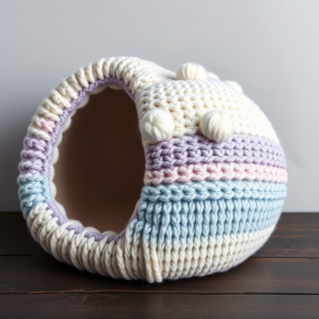 Aurora Sky Chunky Knit Cloud Pillow Free Pattern – Dreamy Textured Cushion