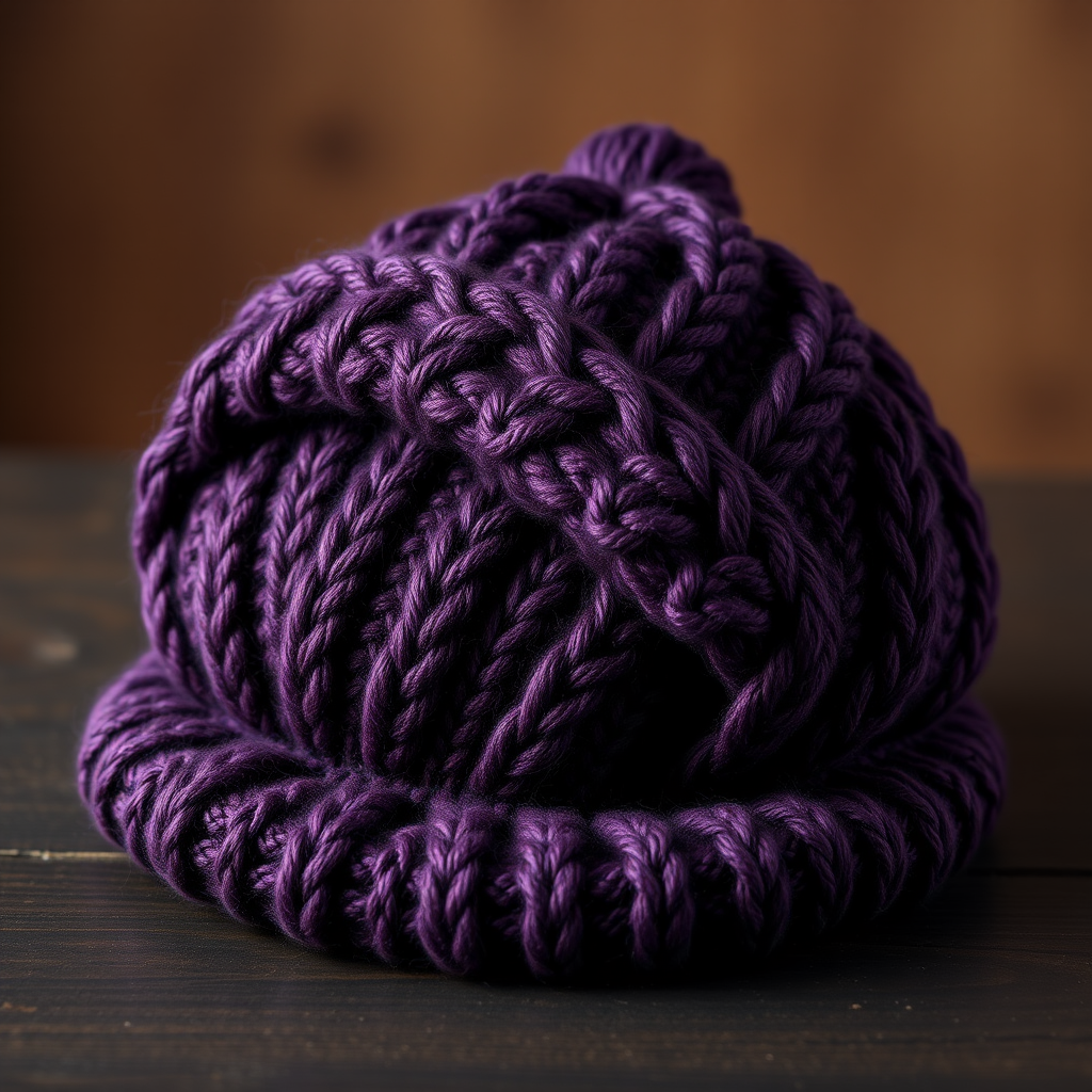 The Velvet Dusk Sleep Cap Free Pattern – Knit a Plush Cable-Knit Night Cap