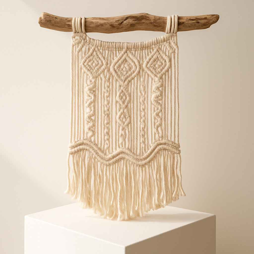 Celestial Driftwood Macrame Wall Hanging Free Pattern