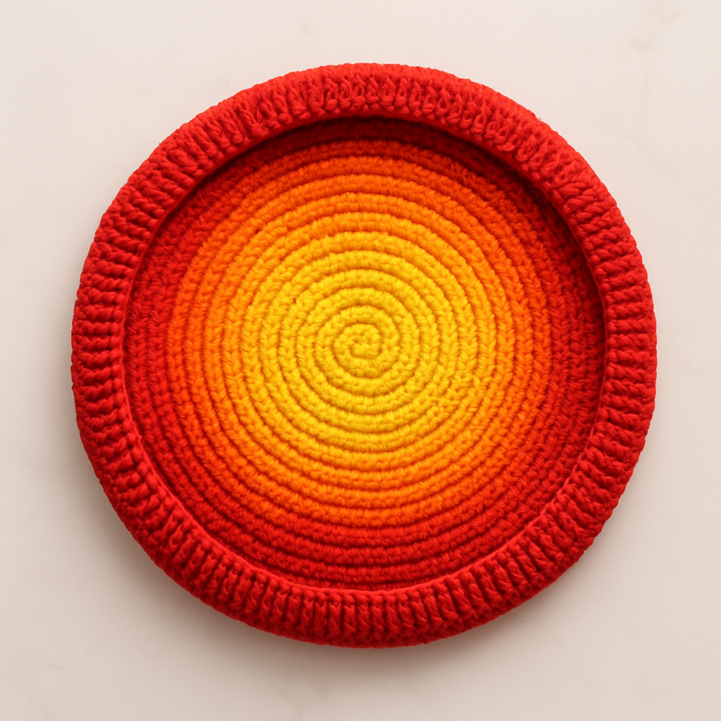 Solar Spiral Steering Wheel Sun Cover Free Pattern