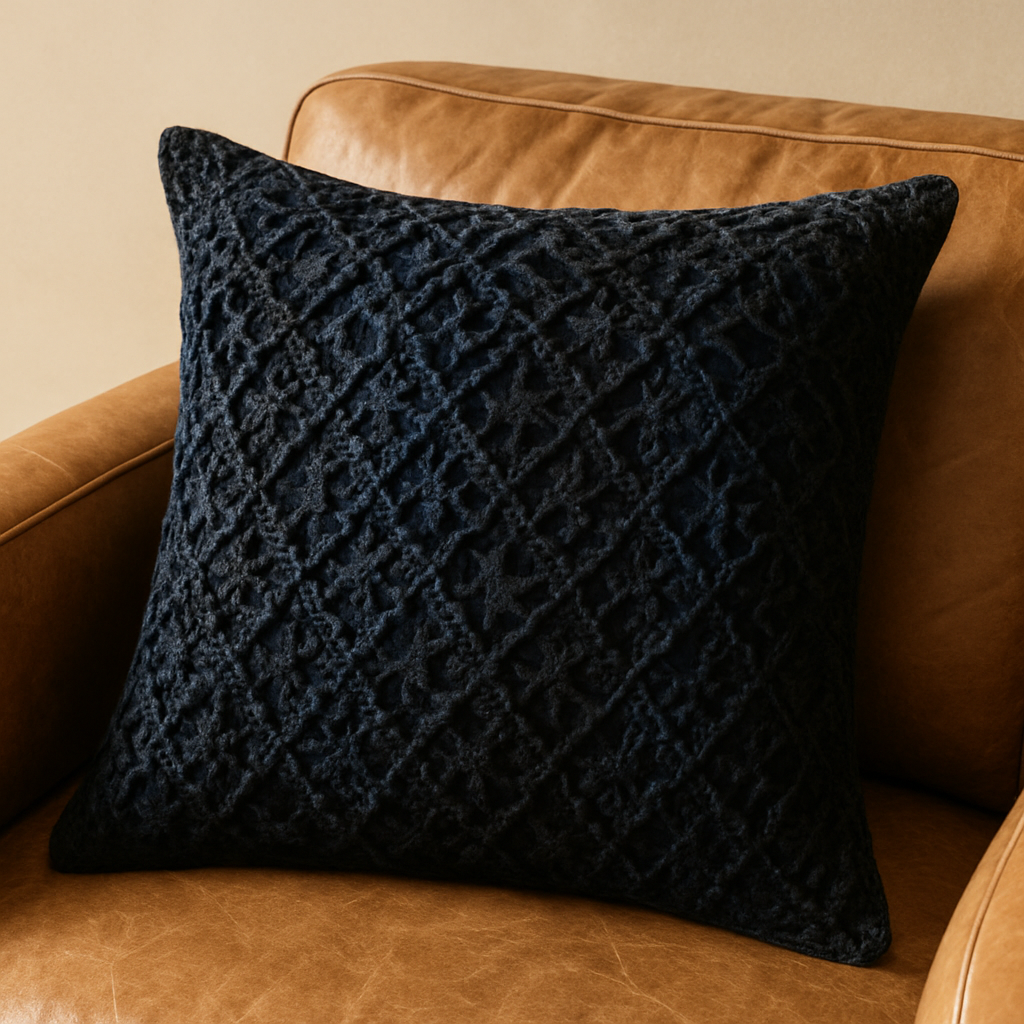 Moody Streetwear Lace Pillow - Free Pattern
