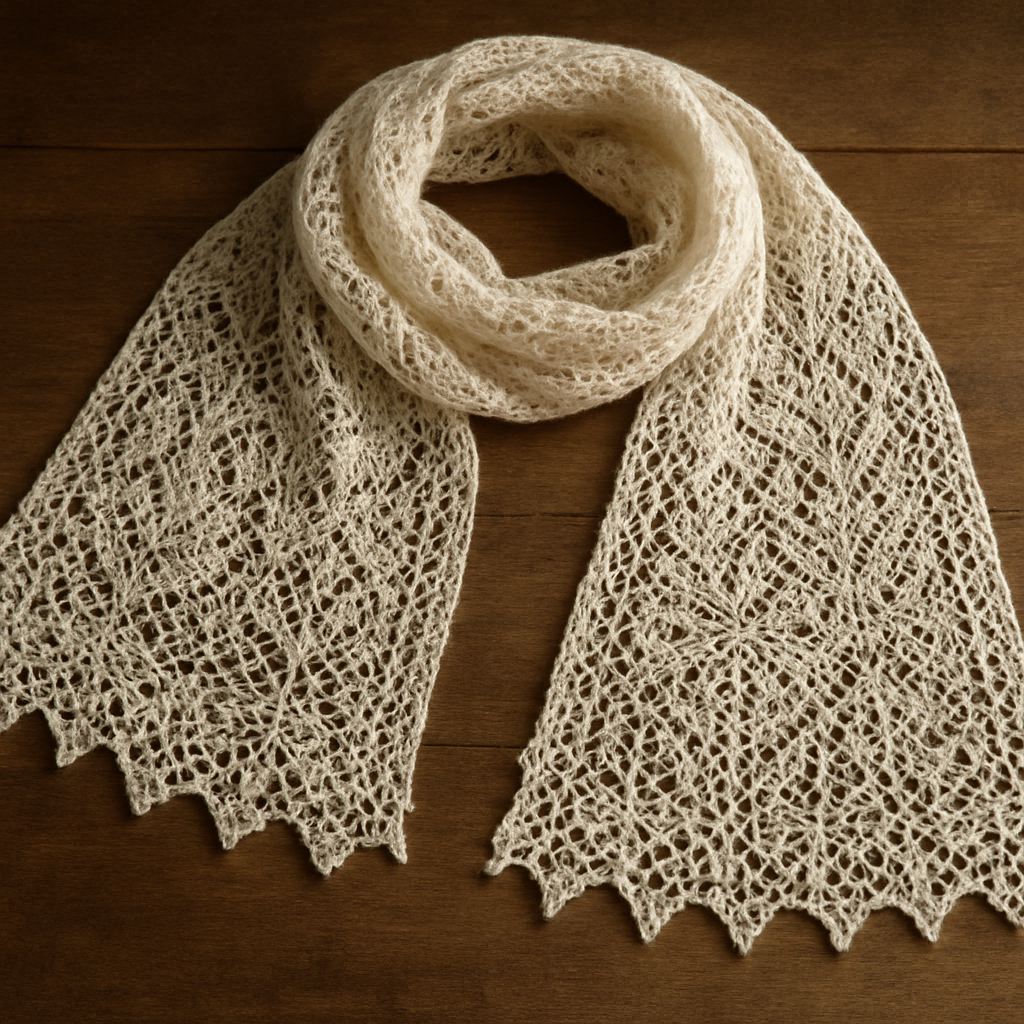 Crochet Elegant Intricate Floral Wrap Free Pattern