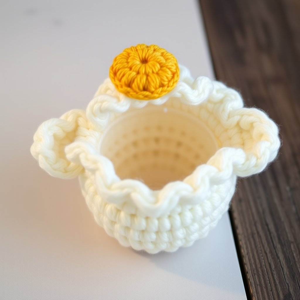 Sunny Side Up Egg Cozy Free Pattern