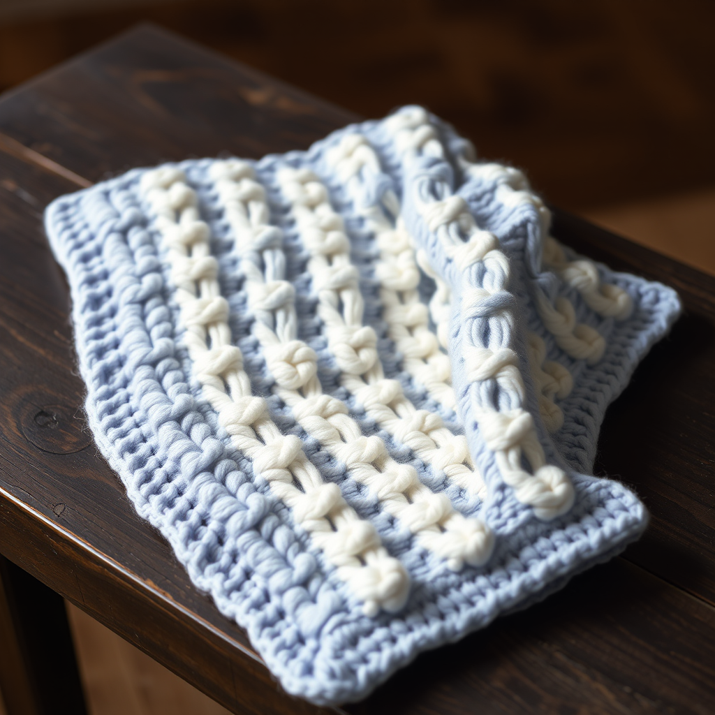 Dreamy Cloud Drift Baby Blanket Free Pattern