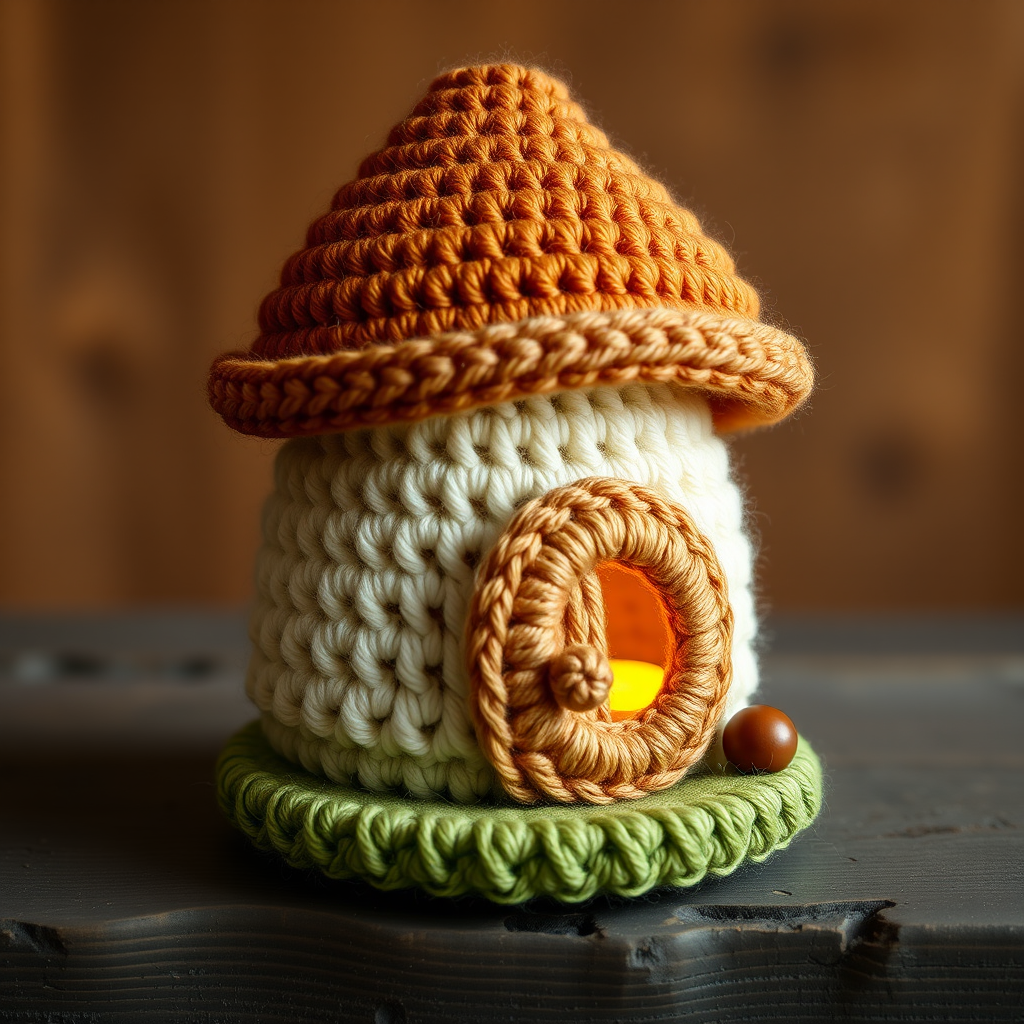 Whimsical Woodland Gnome Home Free Pattern – Cozy Crochet Cottage