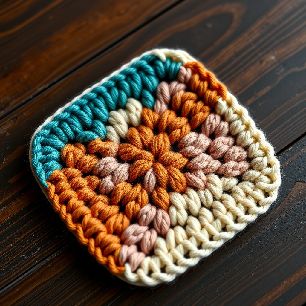 The Mosaic Mosaic Coaster: A Free Knitting Pattern for a Colorful, Textured Home Accent