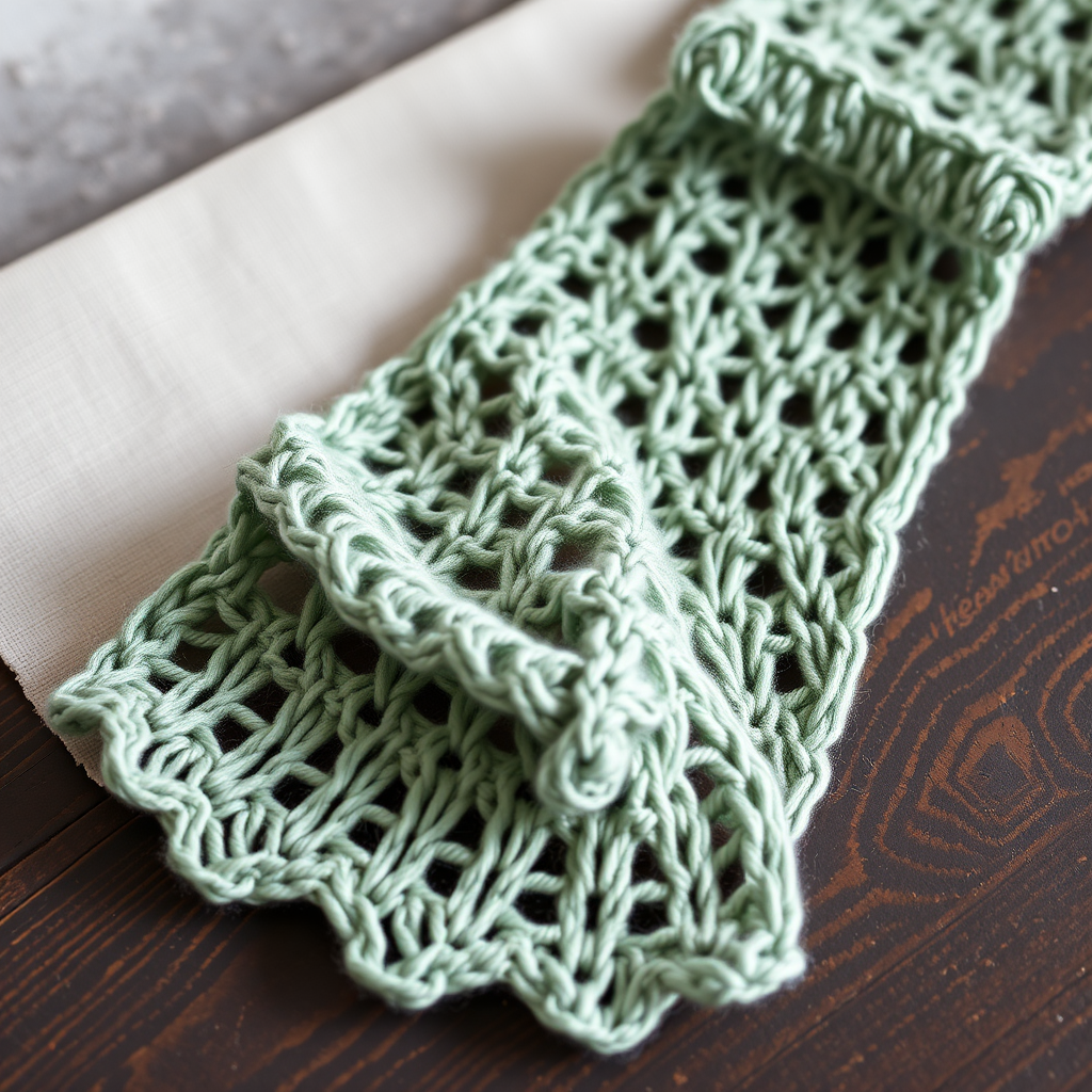 The Whispering Willow Skinny Scarf Free Pattern – A Knitted Lattice of Soft Ferns and Morning Dew
