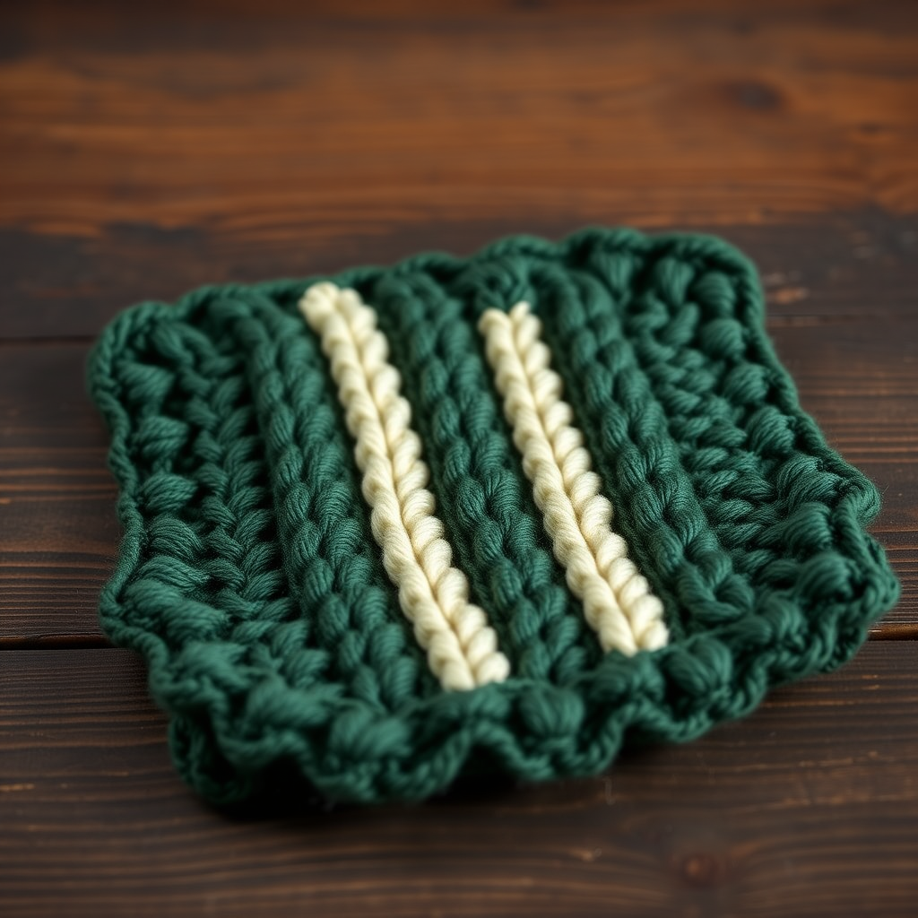 Whispering Pines Textured Knit Washcloth Free Pattern