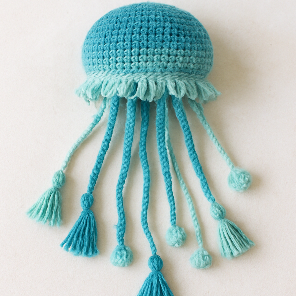 Enchanted Ocean Fairycore Amigurumi Jellyfish - Free Pattern