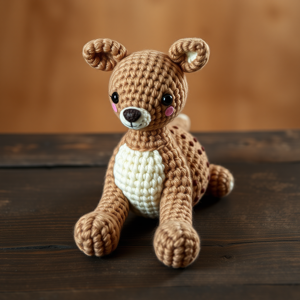 The Whimsical Woodland Fawn: A Free Crochet Pattern for a Textured, Heirloom-Quality Baby's First Doll