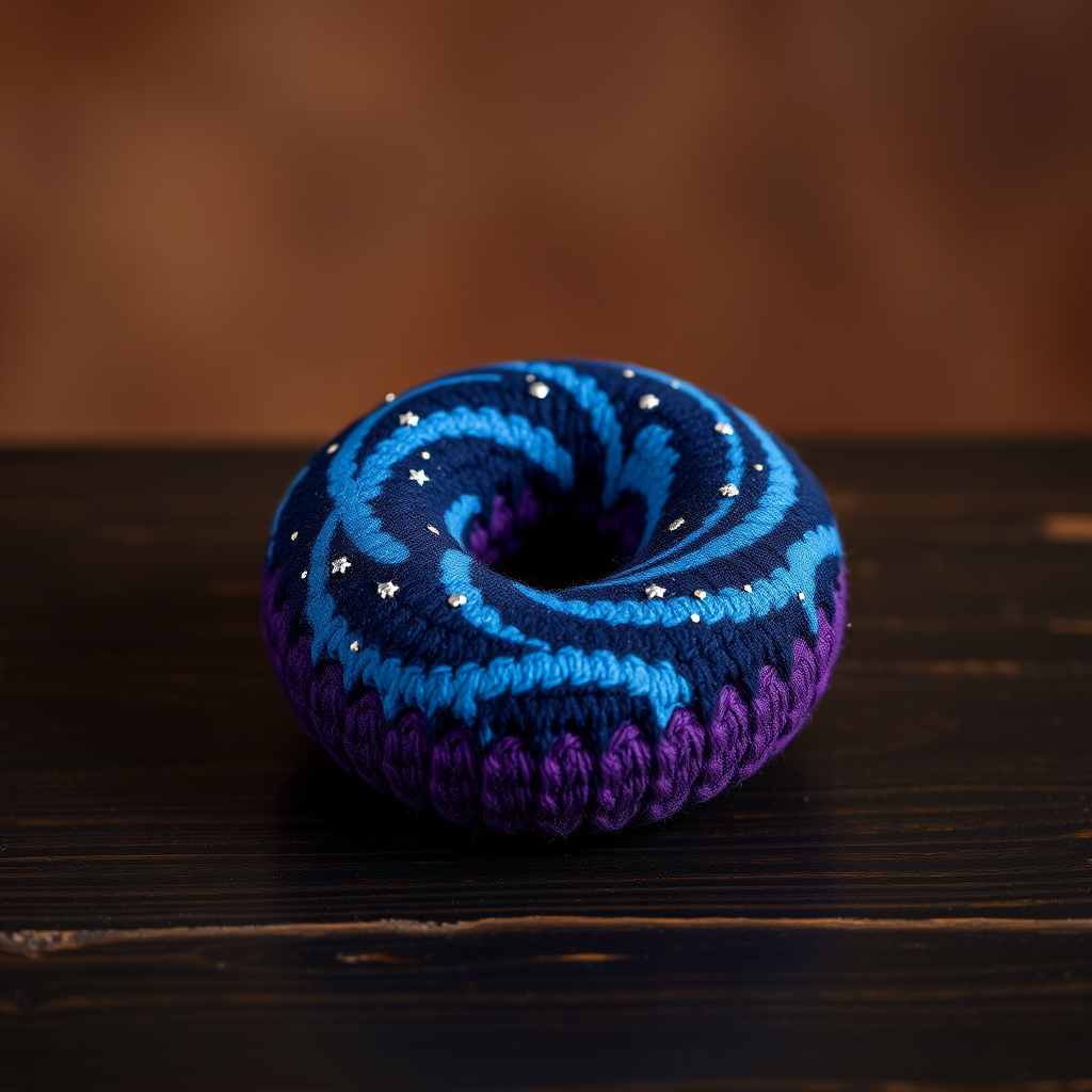 Free Pattern: The Galactic Nebula Donut Amigurumi