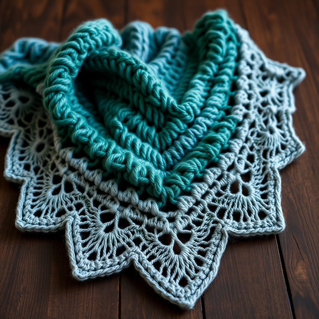 Moonlit Meadow Crochet Shawl Free Pattern