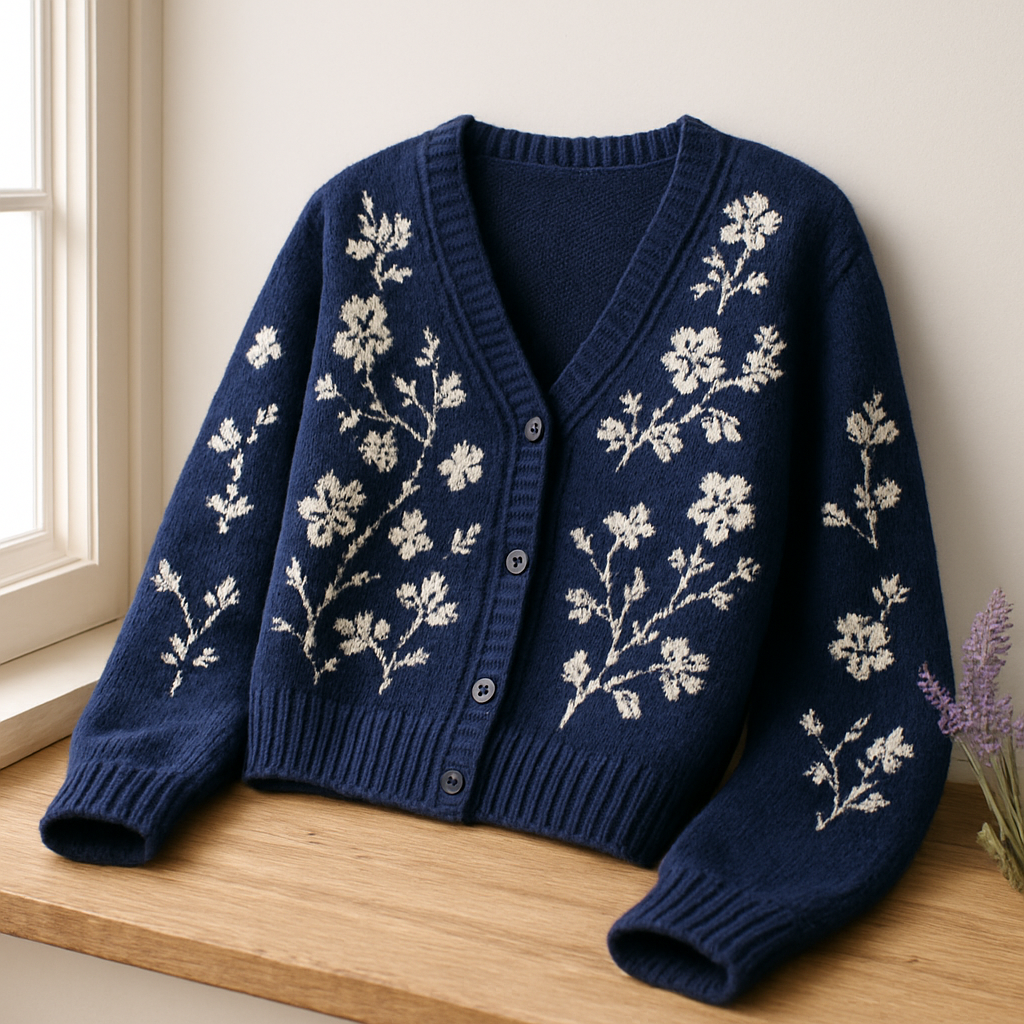 The Moonlit Garden Cardigan Free Pattern