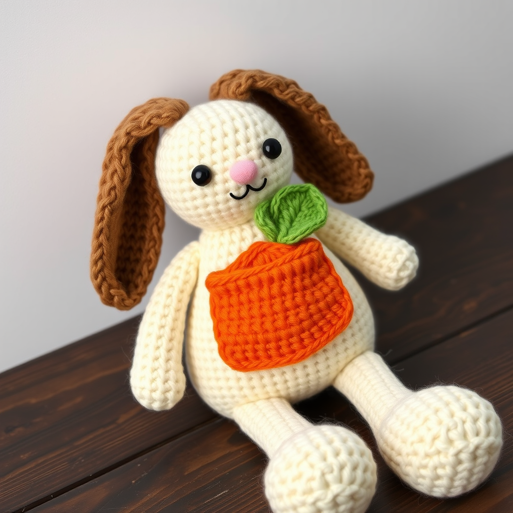 Sunny Sprout Snuggle Bunny Free Pattern – Textured Knit Easter Companion