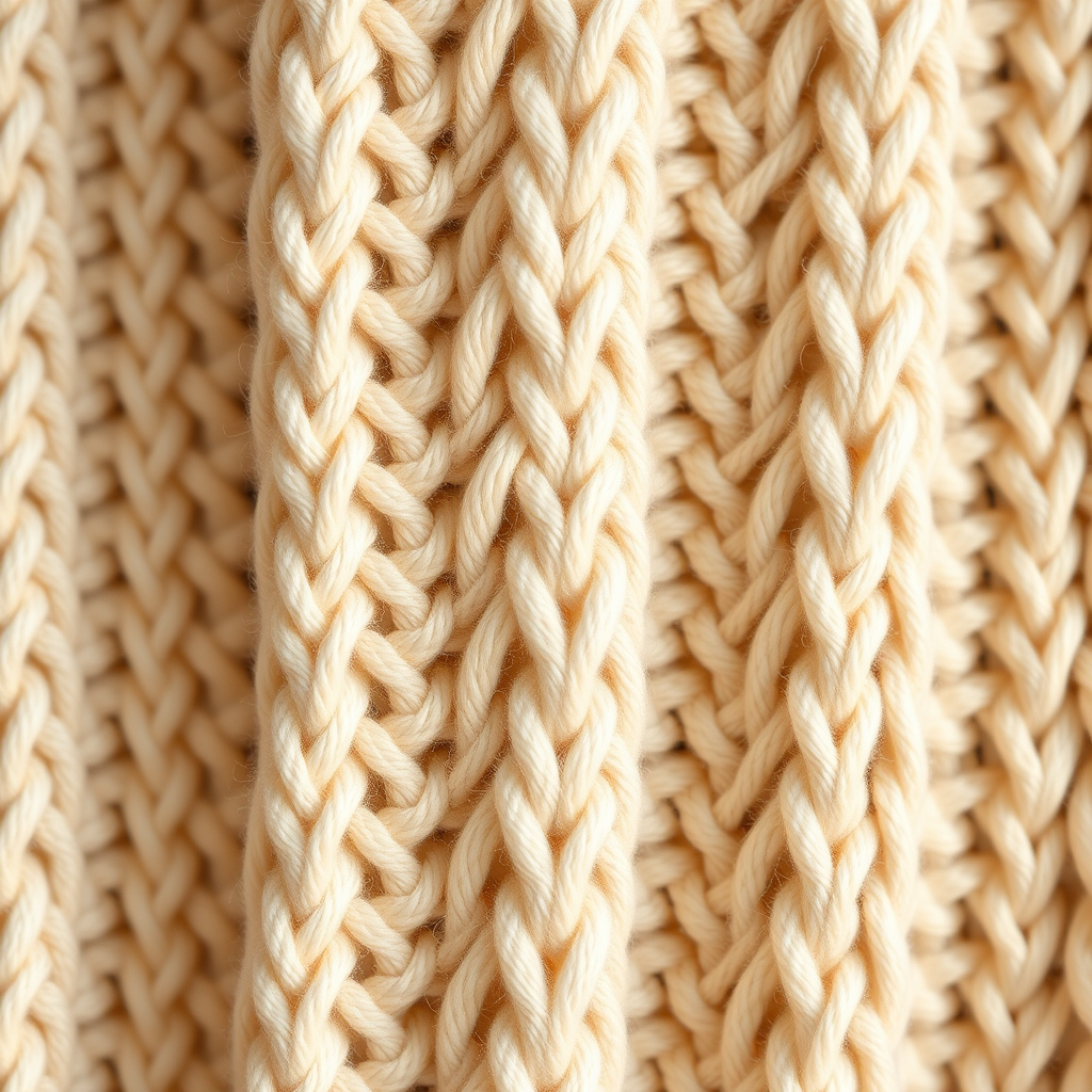 Chunky Braided Cable Knit Blanket