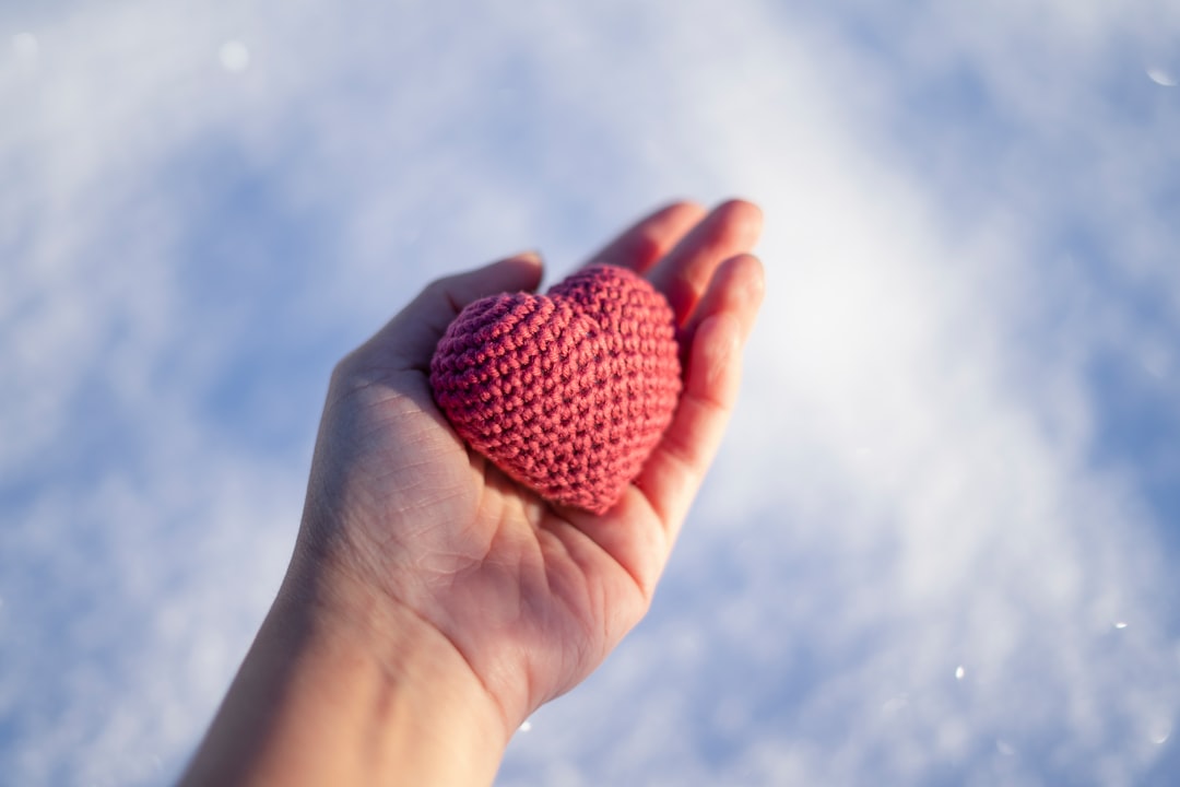 Crocheted Heart Amigurumi