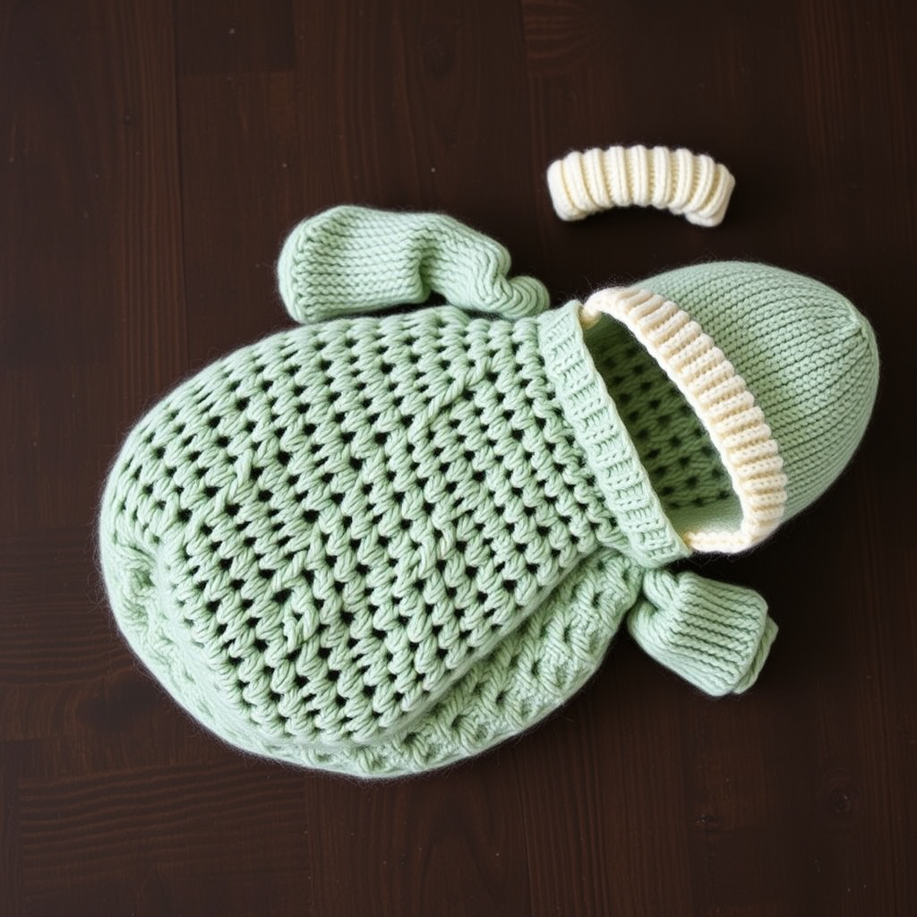 Whispering Willow Cocoon and Hat Set Free Pattern