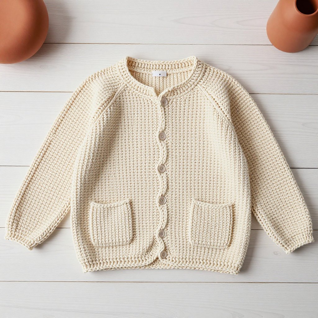 Sandstone Smock Crochet Cardigan Free Pattern
