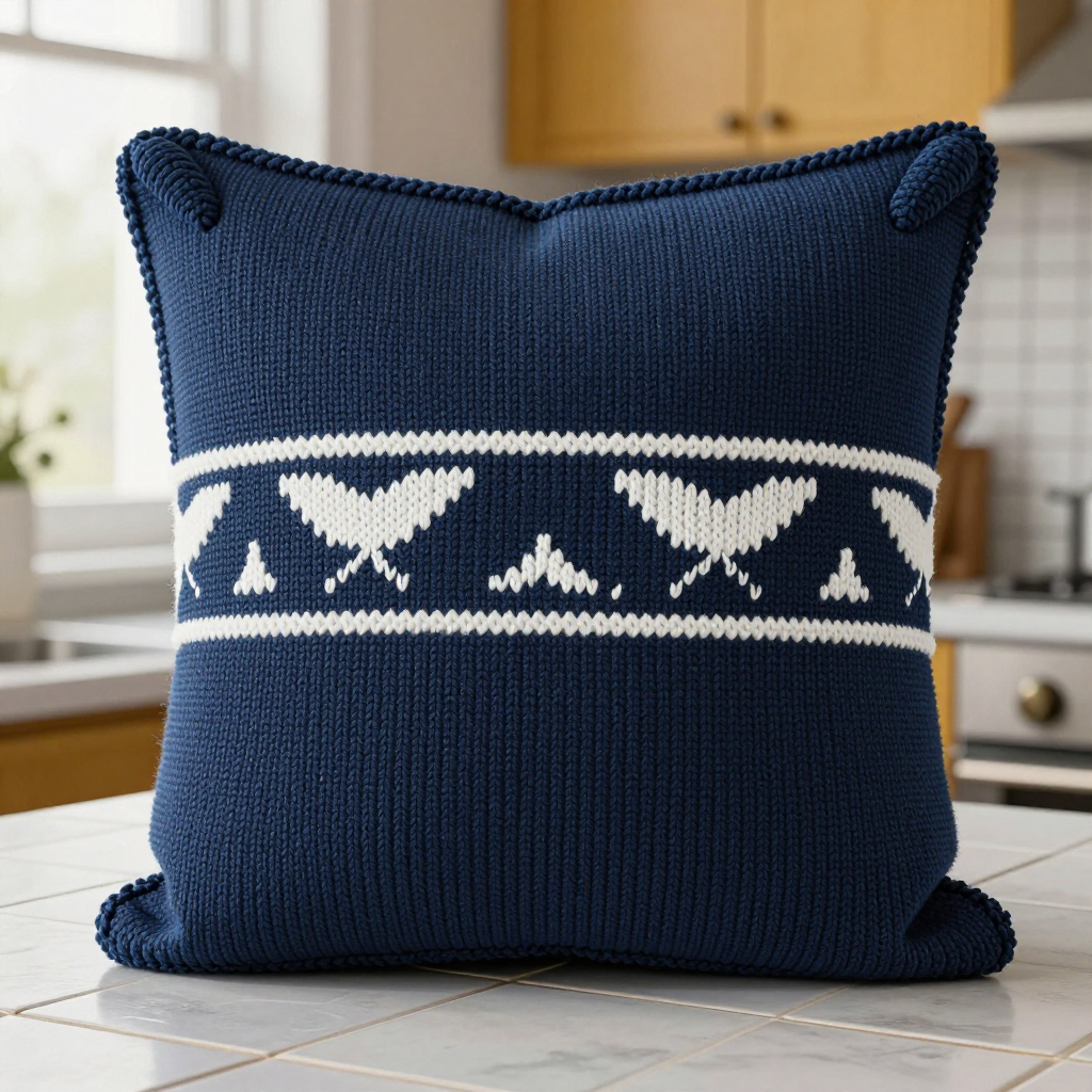 Free Pattern: Fair Isle Mermaid Pillow Pal Knit Toy