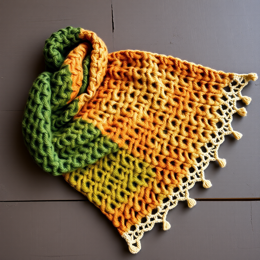 The Wildwood Fern Tunisian Scarf Free Pattern – A Crocheted Tapestry of Forest Textures and Mossy Hues