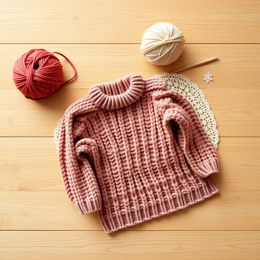 Knitting Cozy Chunky Sweater Free Pattern
