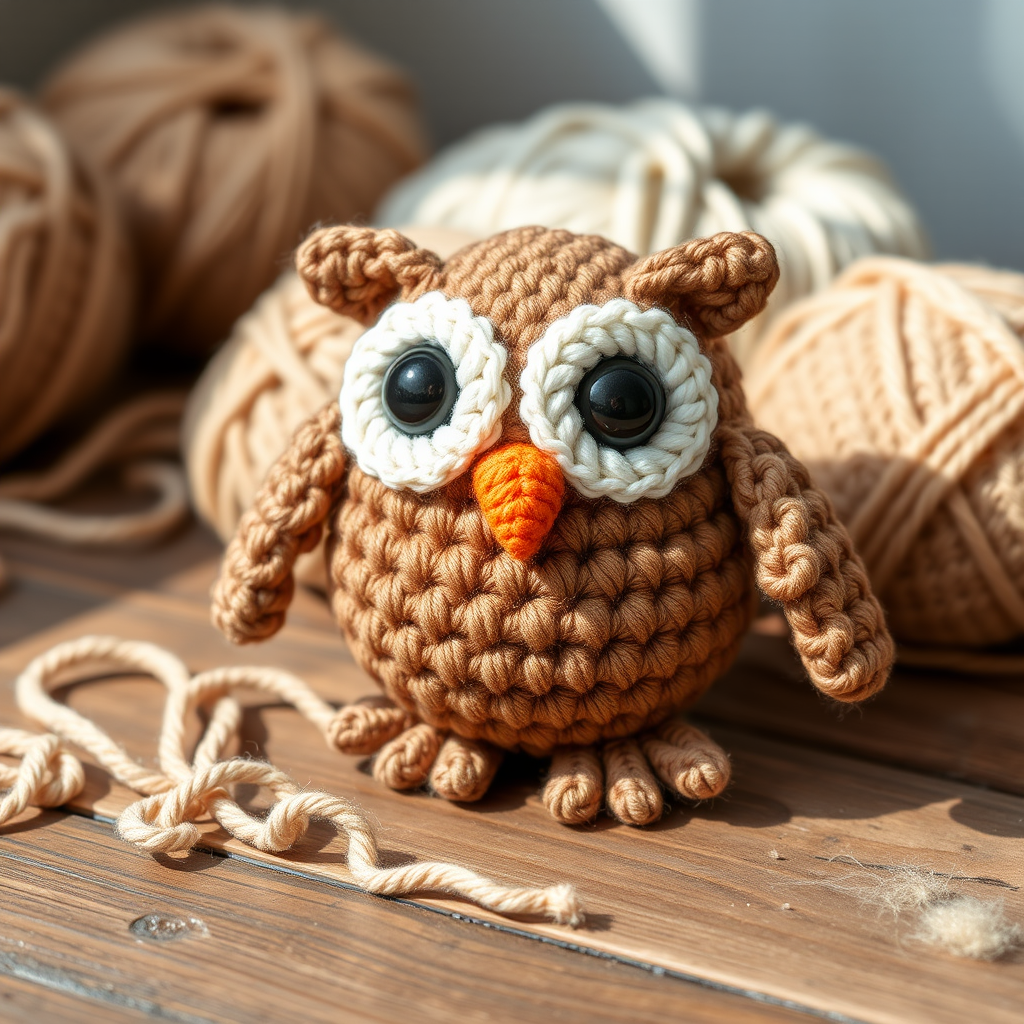 The Woodland Owl Amigurumi Free Pattern