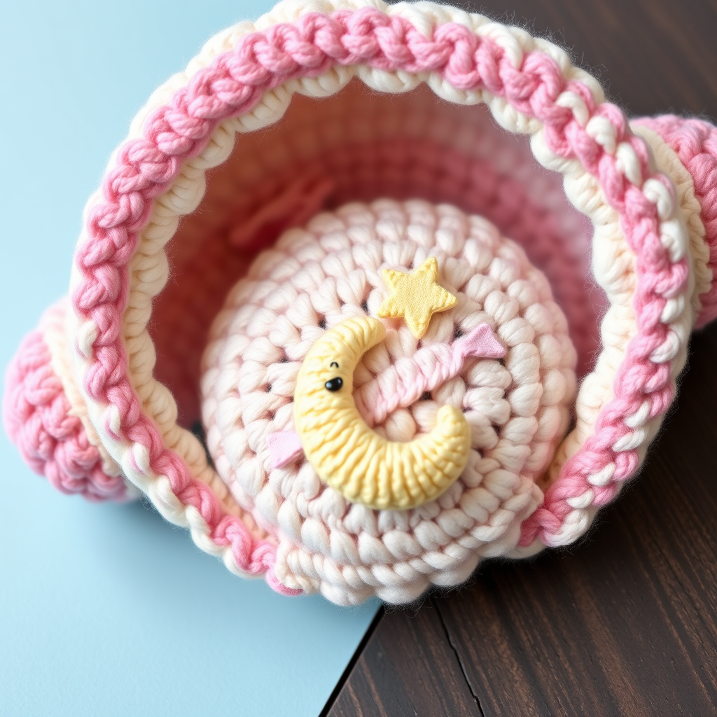 Celestial Dreamcatcher Amigurumi Free Pattern – A Starry-Eyed Cloud Guardian