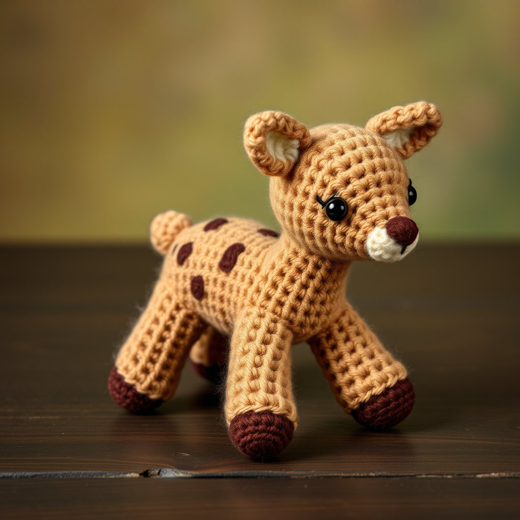 Enchanted Forest Fawn: A Free Crochet Pattern for a Textured, Heirloom-Quality Baby Rattle