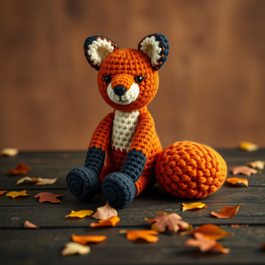 The Enchanted Ember Fox Free Crochet Pattern – A Cozy Woodland Companion