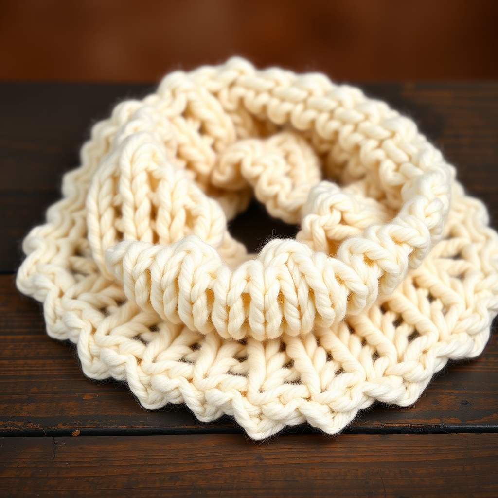 Cozy Cloud Ladder Stitch Scarf Free Pattern