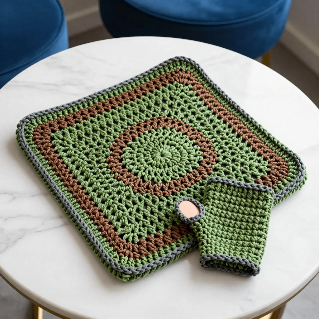 Hallow's Eve Granny Hand Warmers: Free Crochet Pattern