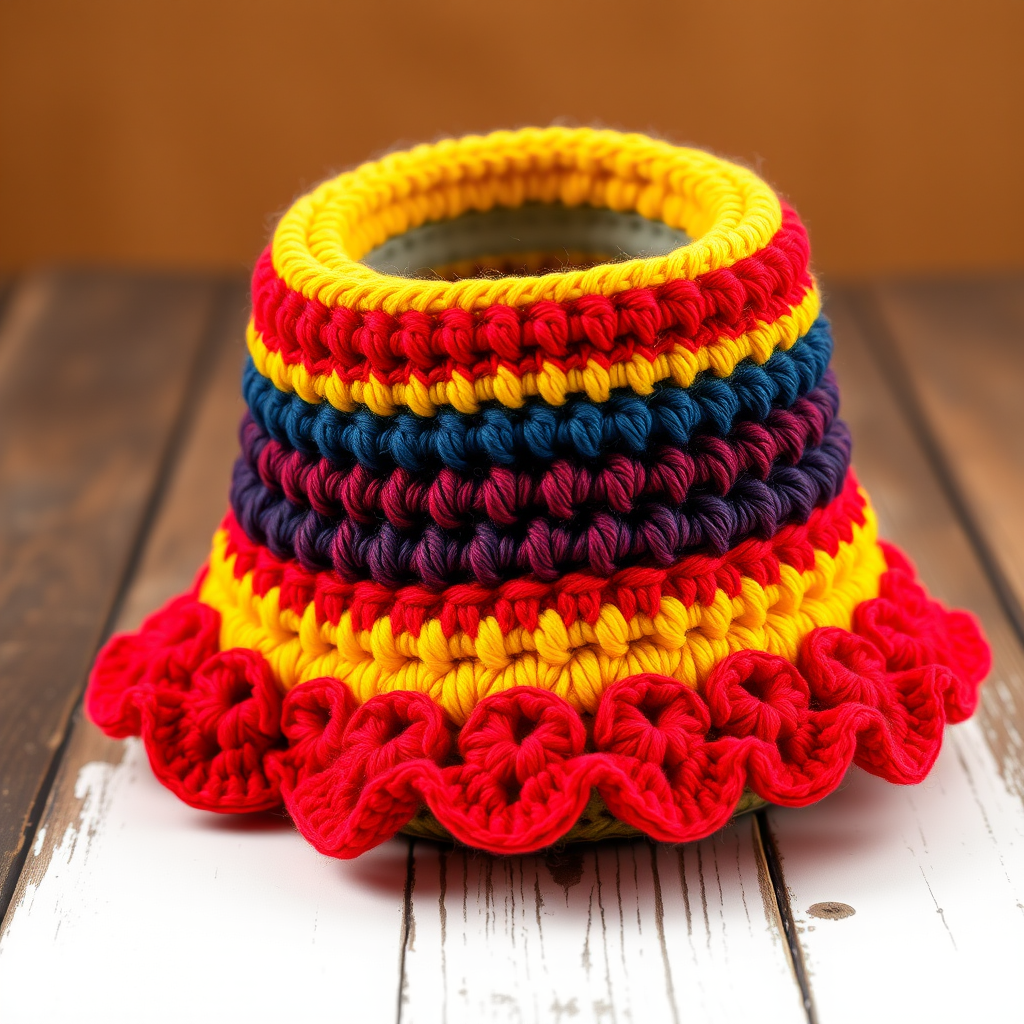 The Stitch-Woven Guardian: A Free Crochet Pattern for a Textured, Modern Toilet Roll Skirt