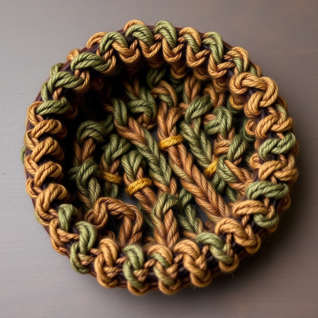 Mossy Glen Slouch Hat Free Pattern – Knit a Textured Forest Beret