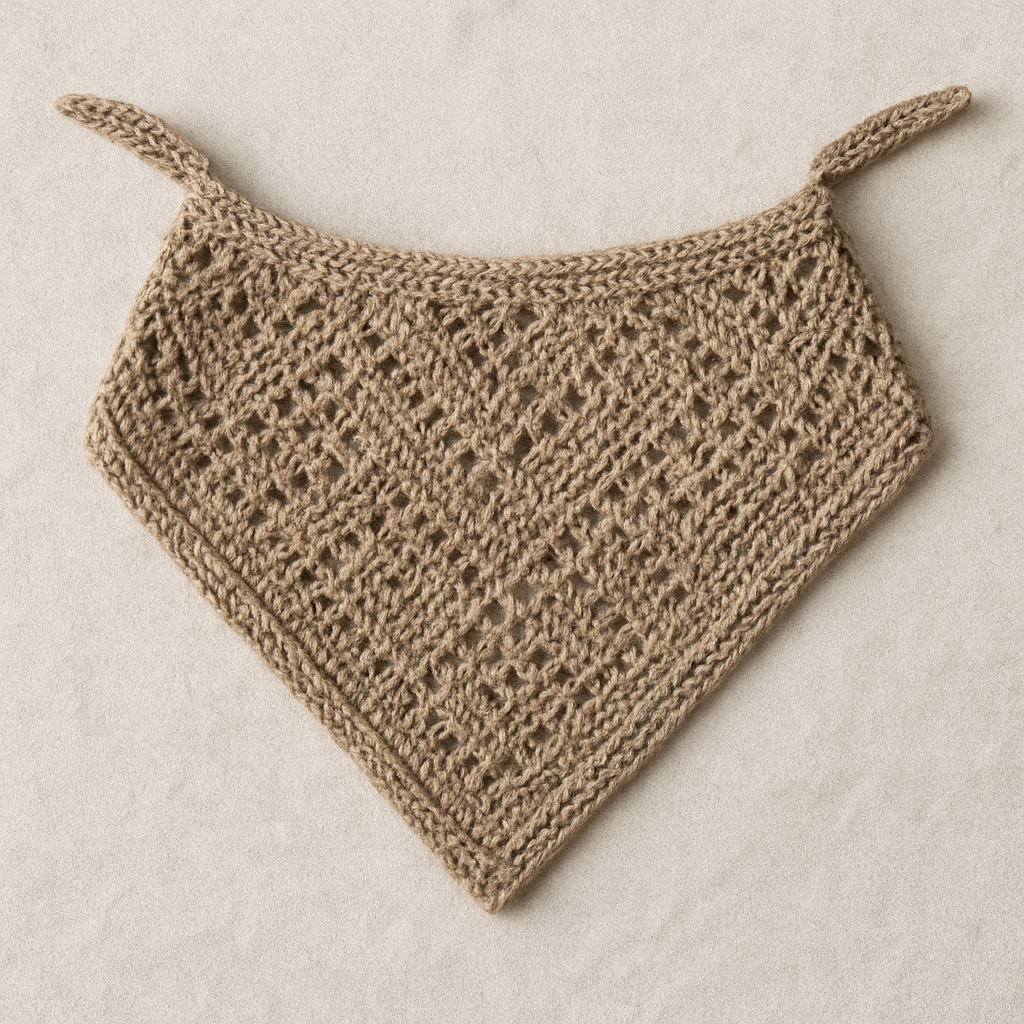 Rustic Farmhouse Lace Dog Bandana Free Pattern