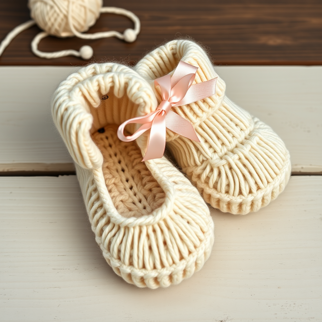 Heirloom Cloudstep Baby Booties Free Pattern – Knit a Soft Sole for Every Size from Newborn to Toddler