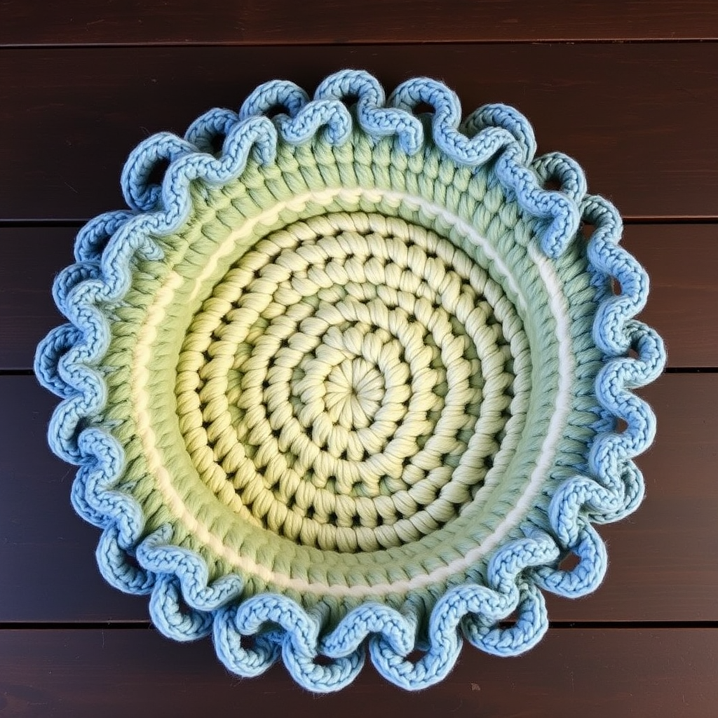 Whispering Meadow Crochet Pet Nest Free Pattern