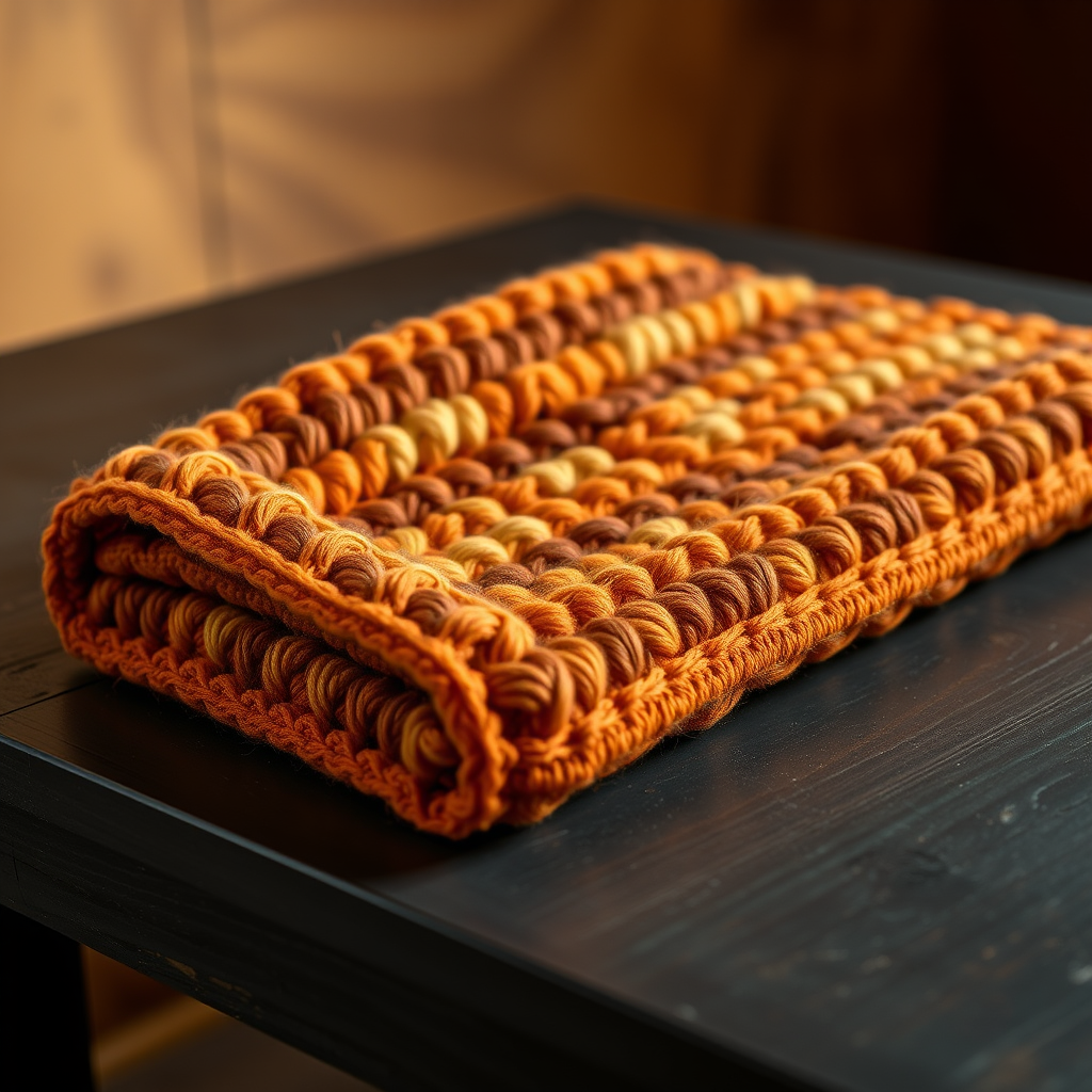 Pumpkin Spice Harvest Afghan Free Pattern