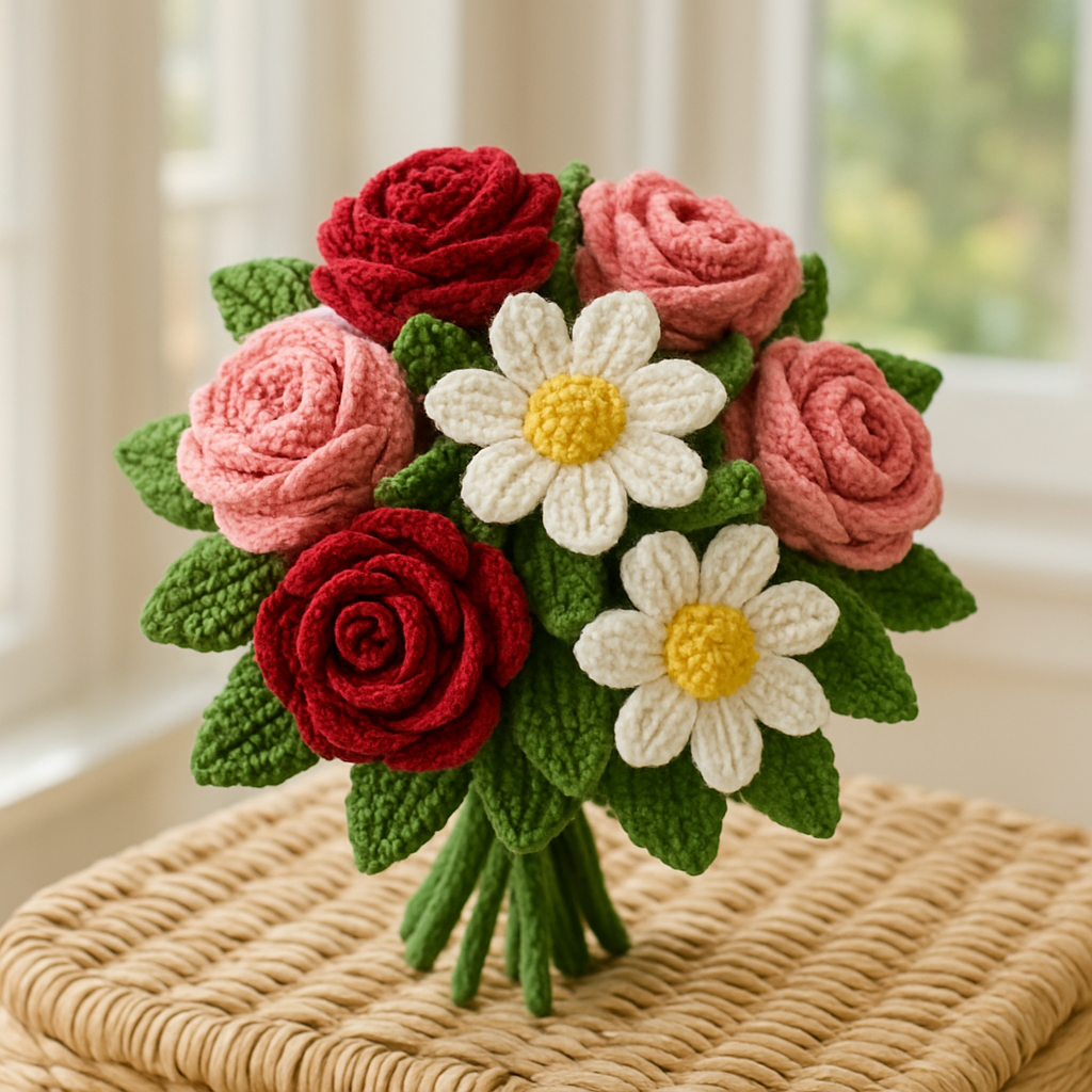 Blossoming Harmony Floral Bouquet Free Pattern