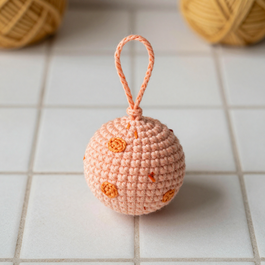 Free Pattern: Asteroid Felted Crochet Keychain Charm