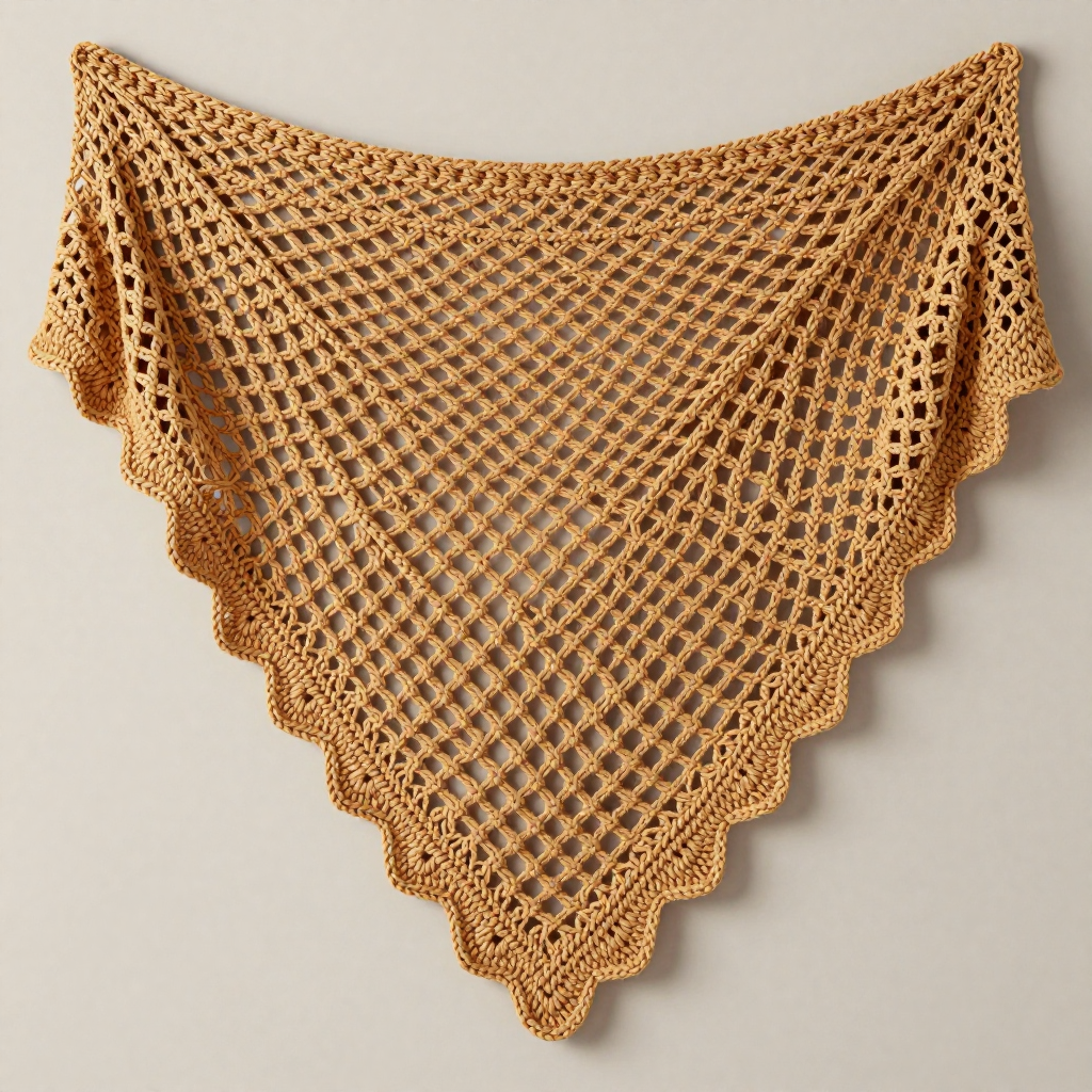 Free Pattern: The Drifting Dune Solstice Wrap