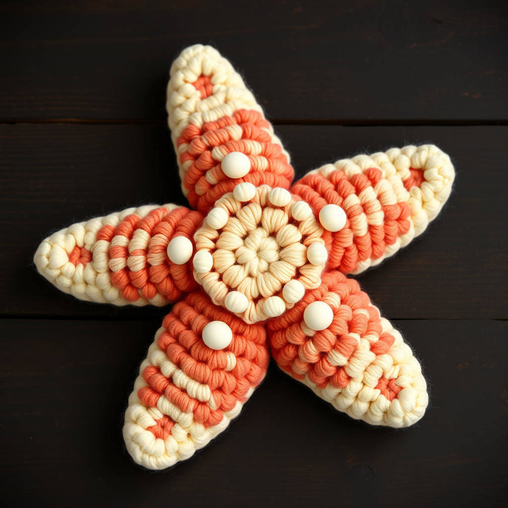 Celestial Bloom Starfish Free Pattern – A Crocheted Ocean Star