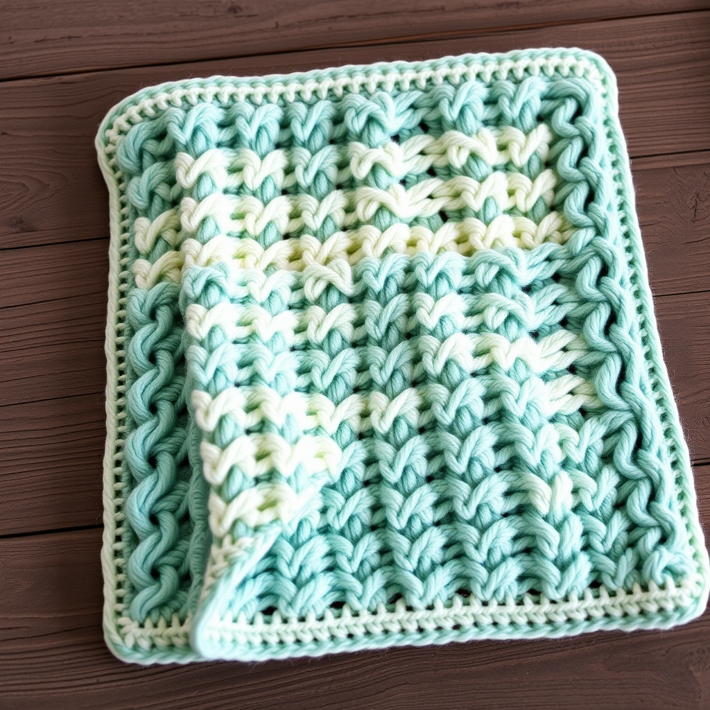 Seafoam Drift Baby Blanket Free Pattern – Knit a Wavy Ocean-Inspired Heirloom