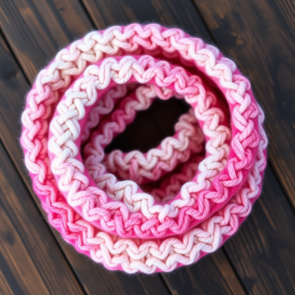 Rosewood Ripple Cowl Free Pattern – A Knitted Ombre Neck Wrap