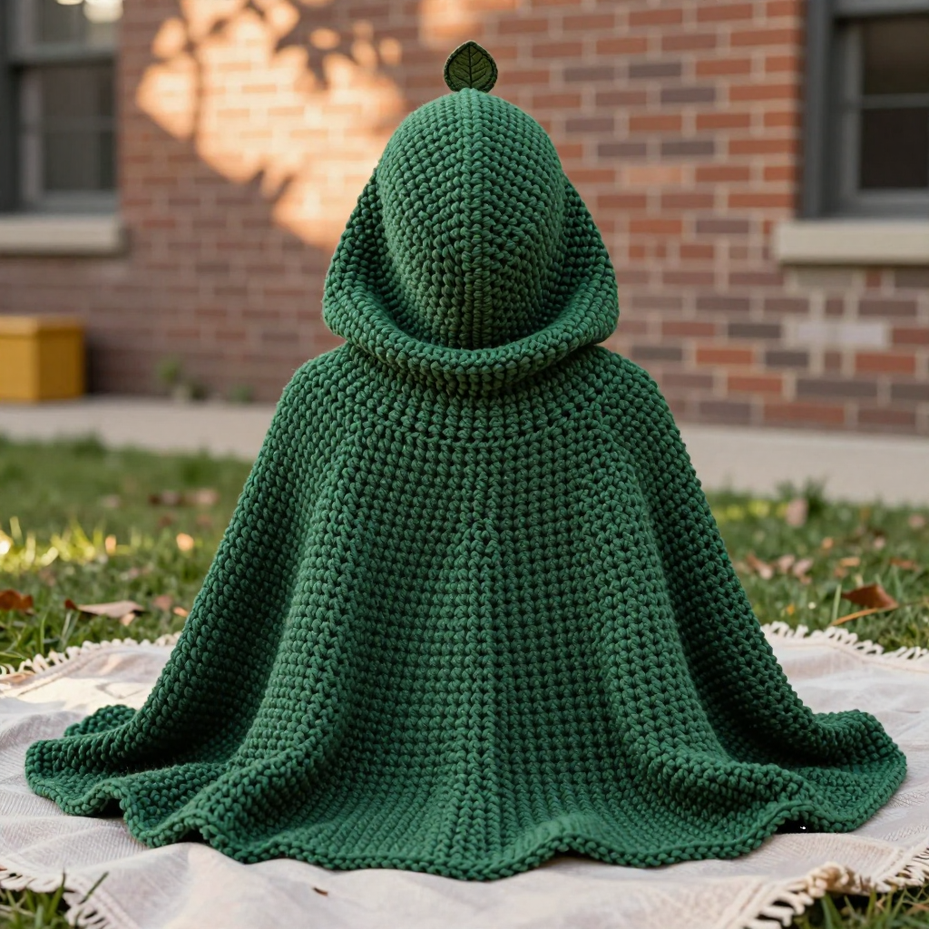 Huntsman Riding Hood Free Crochet Pattern: A Victorian Romantic Hooded Cape-Hat