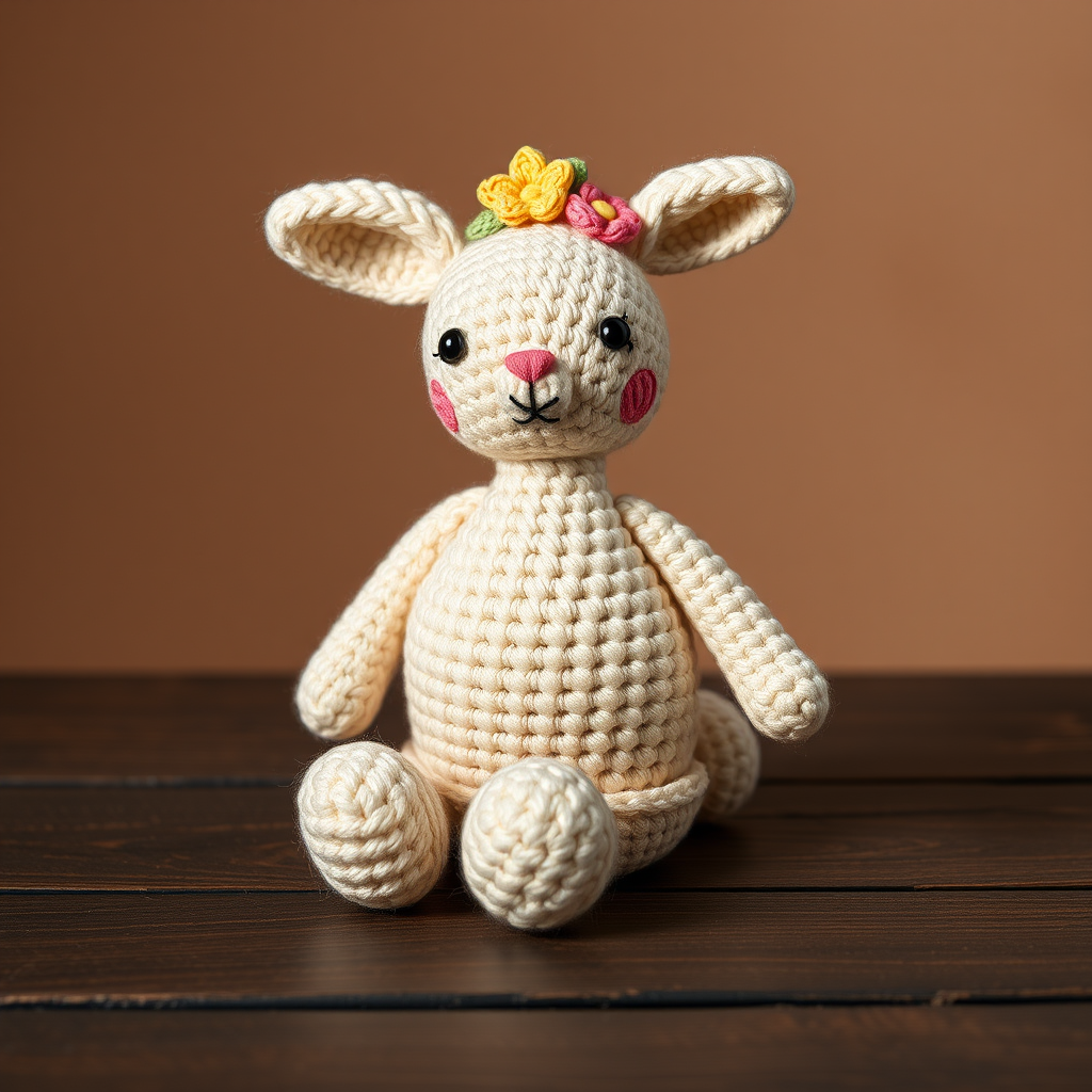 The Meadow Mallow Bunny Free Pattern – Crochet a Cloud-Soft Floral Friend