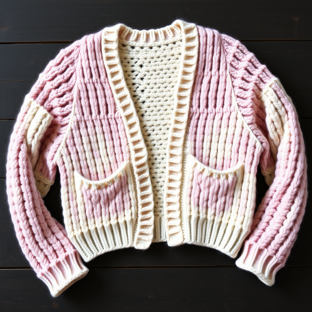 Aurora Bloom Oversized Pocket Cardigan Free Pattern – Knit a Cozy Cloud Knit