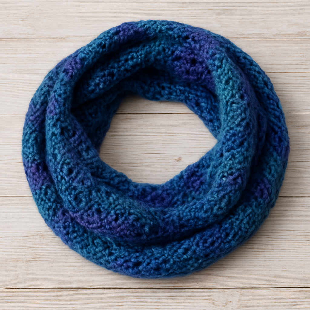 Aurora Borealis Infinity Scarf Free Pattern