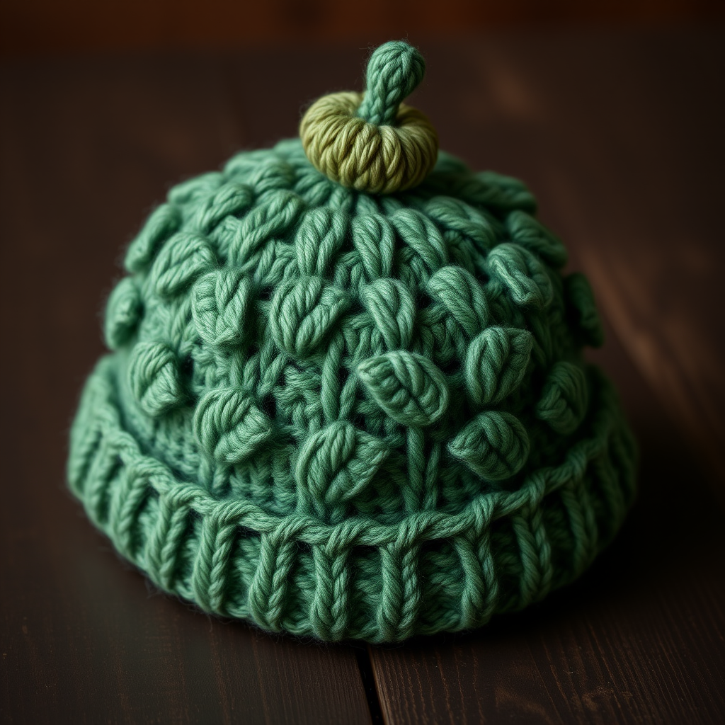 Whimsical Woodland Newborn Hat Free Pattern